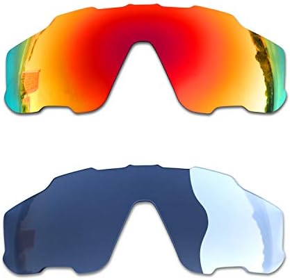 Para Oakley Jawbreaker Gafas de sol Rojo/Fotocromismo 2 Pares Len...