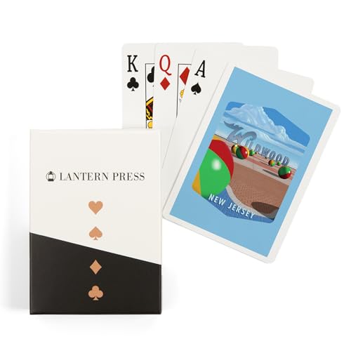 Baraja de naipes tamaño póker Wildwood New Jersey 52 cartas