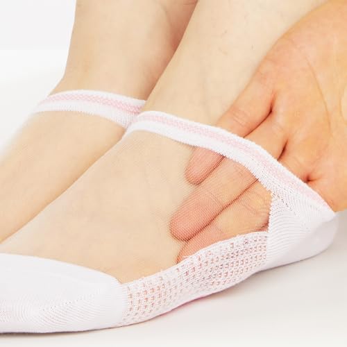Image of Benefeet Sox Sheer No Show Socks Women Girls Cute Thin Mesh Low Cut Liner Socks for Loafers Boat Shoes