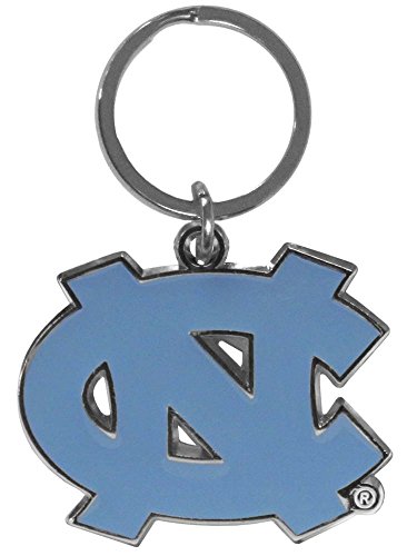 Porte-clés NCAA chromé robuste et émaillé pour une organisation fiable de clés