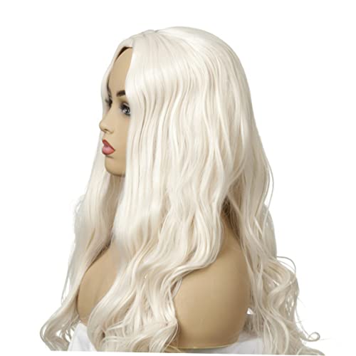 Balacoo Peruca Longa Encaracolada 3 Pecas halloween hallowen cômoda cosplay princesas confortável pr