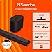 VIZIO 2.1 Soundbar, Wireless Subwoofer w/Dolby Atmos & DTS:X, Bluetooth Speaker, QuickFit™ Compatible – SV210M-08 (New, 2024 Model)