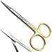 Medikrebs Iris Scissor Straight 11.5 cm w/Tungsten Carbide O.R Grade