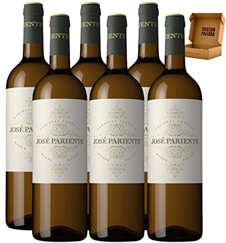 José Pariente - Envío Gratis 24H - DO Rueda - Vino Regalo - Cosecha Privada (6 x Botella 75 cl, Verdejo)
