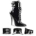 Produktbild Pleaser Dom1023/b Damen Stiefel, Schwarz (Black), 42 EU / 9 UK