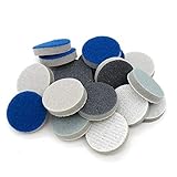 Está_personalizado: sí Disco de lijado redondo de 1 pulgada de 25 mm Gancho y lazo de papel de lija 300-3000 Granos para pulir y esmerilar (paquete de 60), 10 piezas de cada grano
