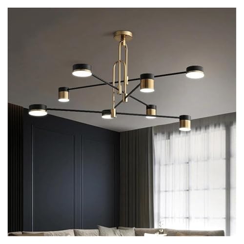 Lustre de salon 8 têtes pour supprimer les zones sombres de la salle à manger