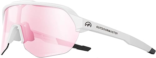 OutdoorMaster Hawk - Lentes de sol deportivos HD para hombres, mujeres y jóvenes, UV400 TR90 para béisbol y correr