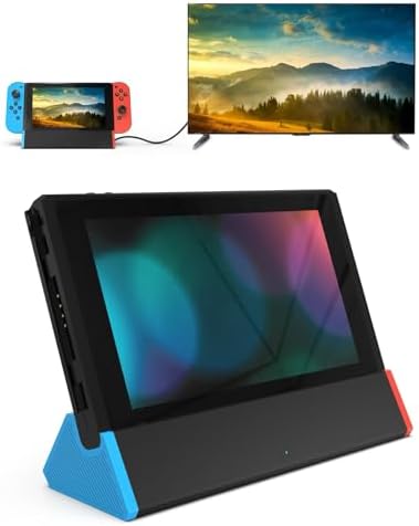 SiWiQU Switch Docking Station Kompatibel mit Nintendo Switch 1/OLED | TV Dock mit 4K HDMI/Type-C/2xUSB Port, Ladestation Ständer Ersatz für offizielle Dock [Nicht für Switch 2]