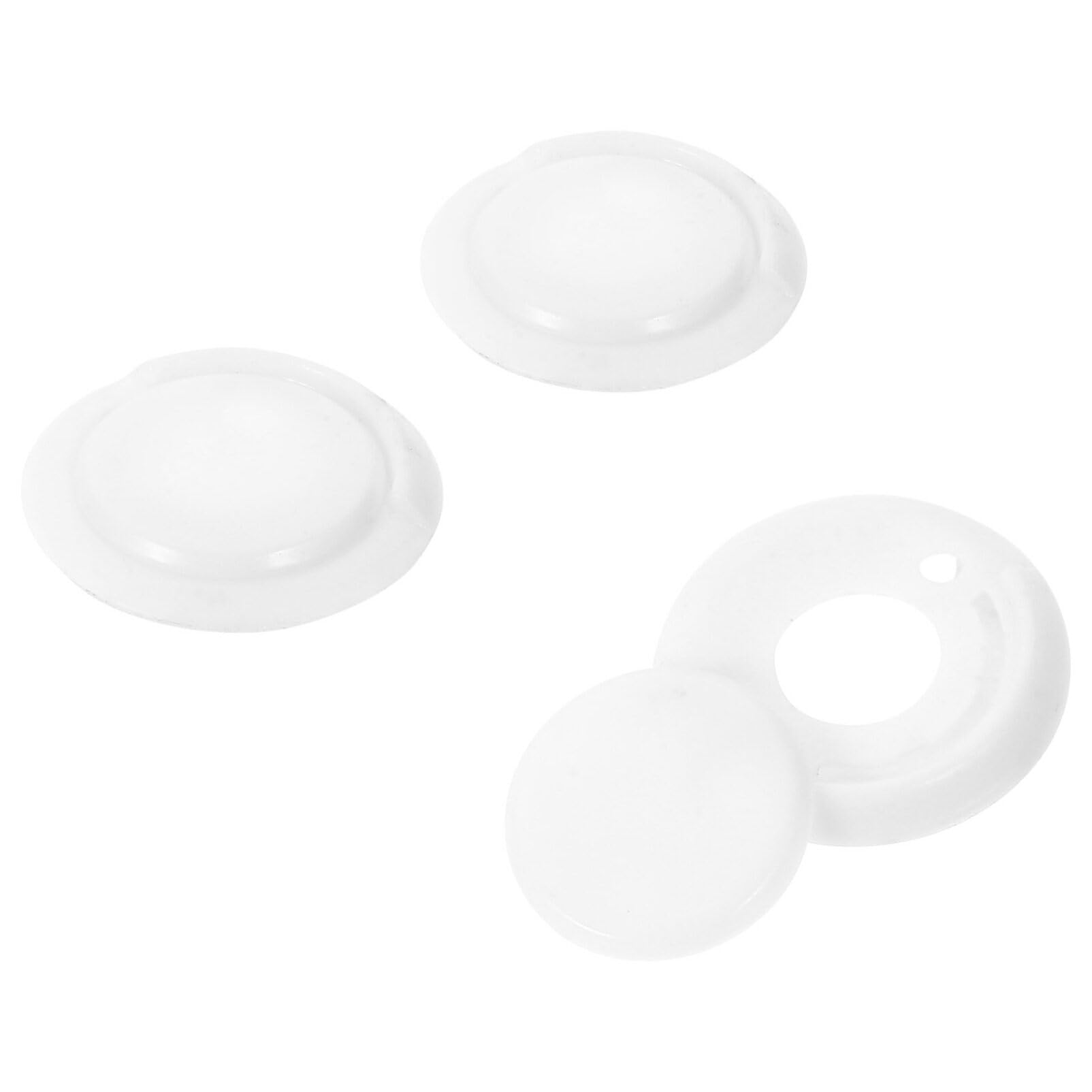 SOLUSTRE 3Pcs Laptop Webcam Cover Round Notebook Privacy Cover Camera Slide Blocker Smartphone Webcam Sticker Privacy Shutter for Phone Tablet Computer, white