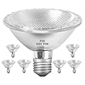 Jaenmsa Par30 75W Short Neck Halogen Floodlight Bulbs 120V, 6 Pack 75 Watt Par30 Halogen Light Bulbs E26 Dimmable 2700K Indoor Outdoor Buld for 5-6in Recessed/Ceiling Can/Accent/Tracking Lights