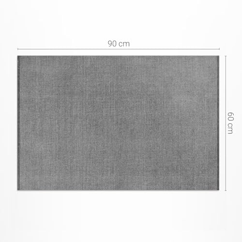 Tapis d'extérieur 60x90 cm imperméable en PVC effet pierre élégante - 4