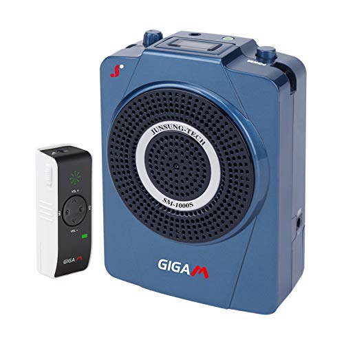 Gigaphone Sm1000S 40W 2.4Ghz Wireless Portable Voice Amplifier With A Wireless Transmitter, 4Types Of Microphones, Pouch, Shoulder Strap And 3.5Mm Aux Cable #TOP1