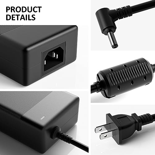 Image of Facmogu 36V 5A Power Supply Adapter, 180W AC 100V~240V to DC 36 Volt 5A Converter Transformer with Barrel Connector 5.5x2.5mm & 5.5x2.1mm, AC /DC Power Converter Desktop Adpater for Home Audio Amp