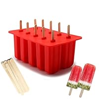 Algopix Similar Product 4 - Xmifer Popsicle Molds Silicone Ice Pop