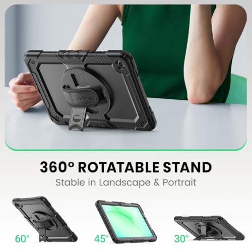 Image of SEYMAC Case for Samsung Galaxy Tab A11+ /A9+ Plus 11 inch, Black