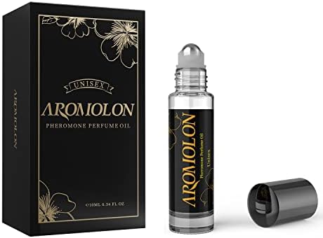 Aromolon Unisex Pheromone Oil for Women and Men (Mystery) - Long Lasting Fragrance Roll on Pheromones for Men to Attract Women 0.34 fl oz / 10 ml