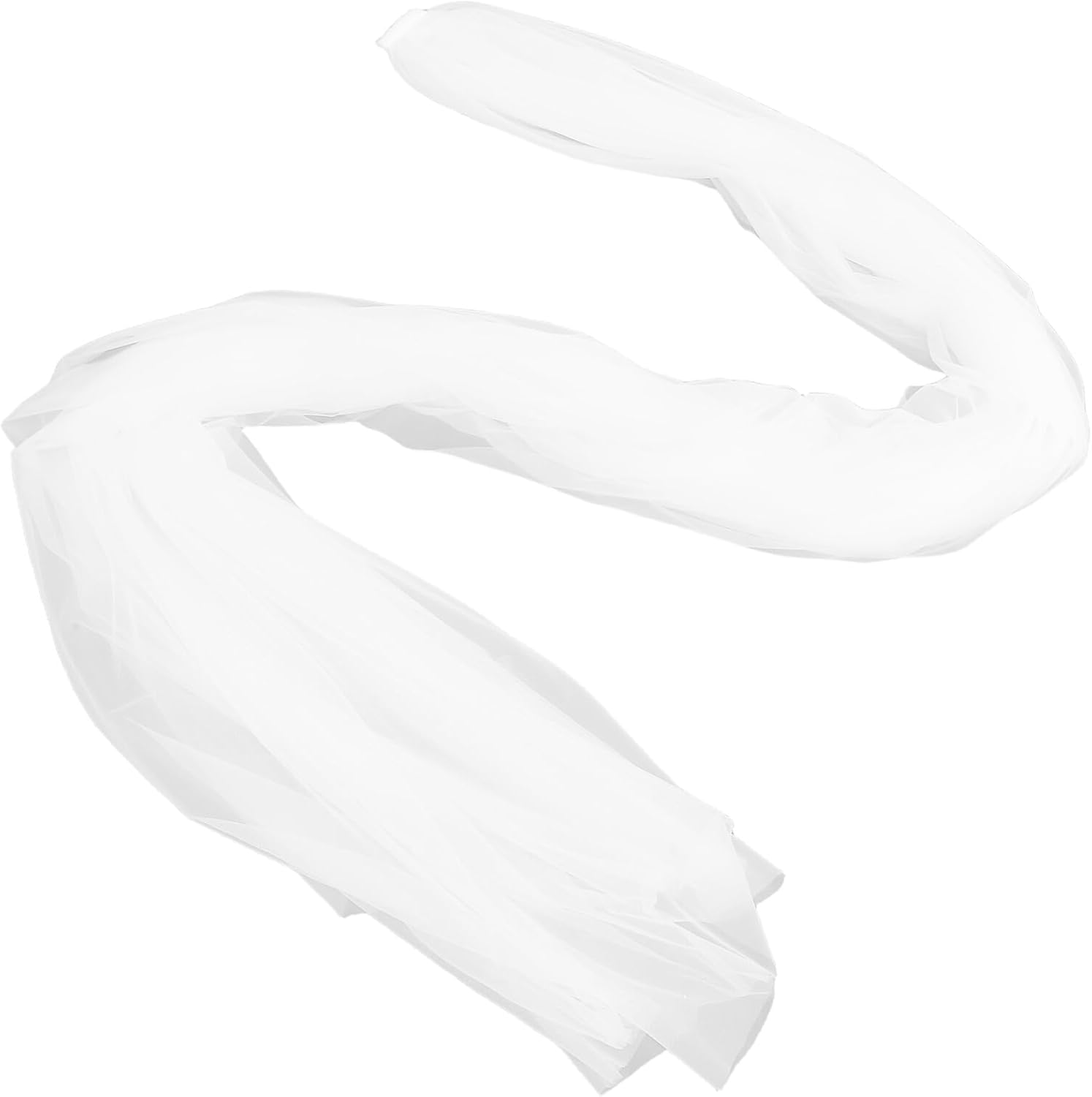 Holibanna Double Layered Cathedral Wedding Veil White Bridal Veil for Brides European Style Extended Train Wedding Hair Accessory