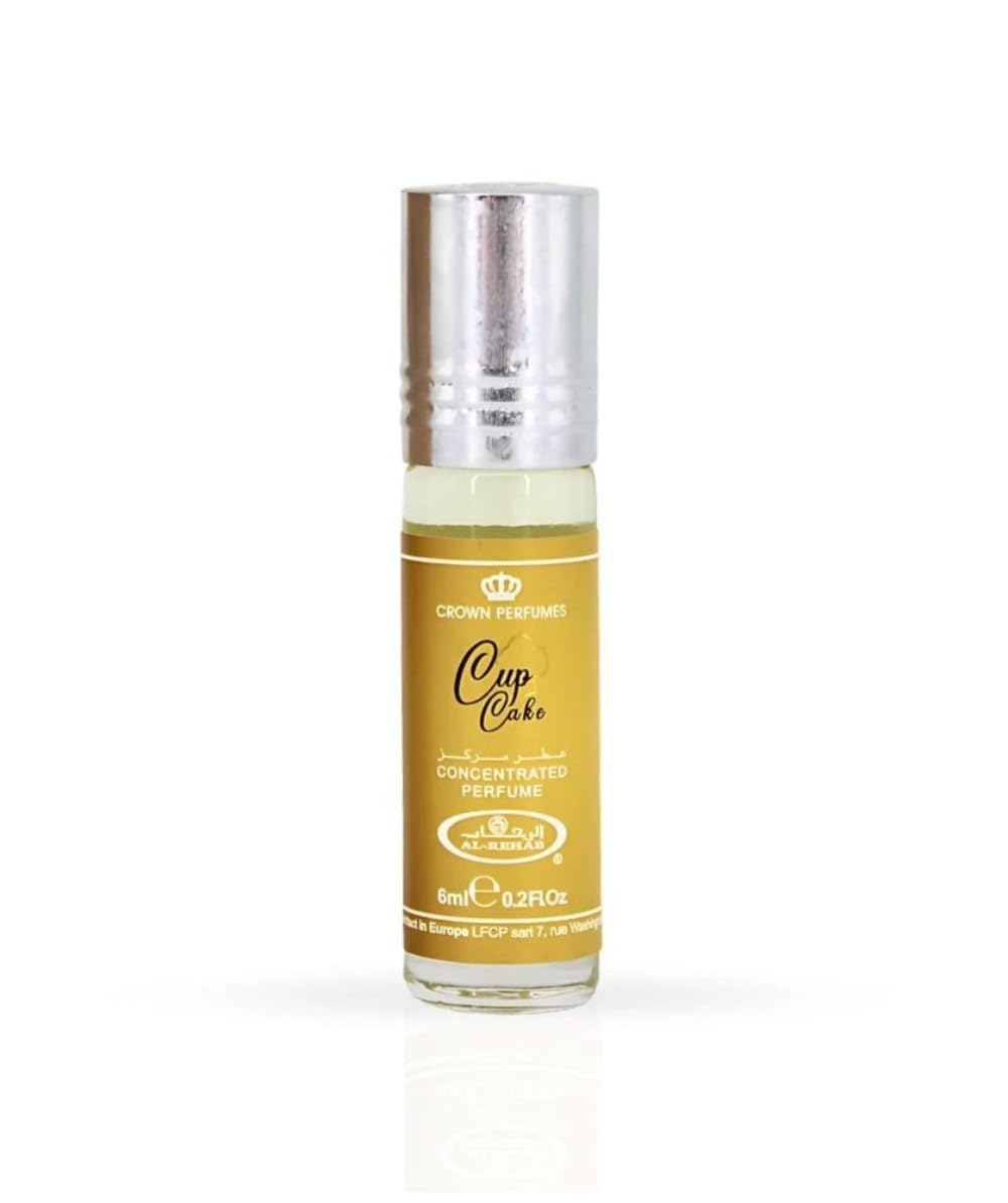 Ayat Perfumes – Aceite Perfumado Cupcake – Concentrado de Perfume Oriental – Roll-on 6ml – Para Mujer & Hombre – Perfume de Dubái – Larga Duración – Idea de Regalo