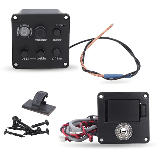 Acoustic Guitar Pickup Preamp System with Equalizer