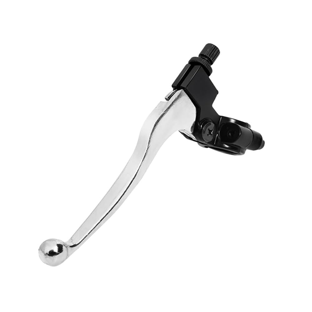 Gwearu Silver Clutch Lever 1Pcs 22Mm Folding Clutch Lever Handle With Perch Motorcycles Handles Levers Brake For 50Cc - 125Cc