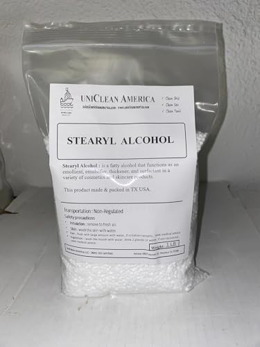 Stearyl Alcohol - High Purity - for Industrial & Beauty Use – Made in USA – Weight 5lb
