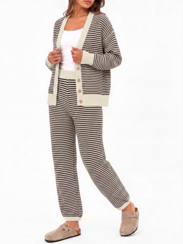 Image of LILLUSORY Women 2 Piece Sweater Matching Lounge Sets 2026 Fall Outfit