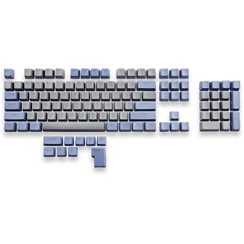MOUNTAIN Mineral PBT Double Shot Keycap Set para interruptores MX – Perfil OEM – 113 llaves – US-ANSI + ISO addon (Dolomita A)