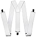Produktbild Foxxeo weiÃe Hosenträger für Damen und Herren für 20er Jahre Mafia Kostüm Karneval und Fasching Party weiÃ