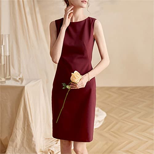 Office Dress for Ladies Summerless Elegant Slim Knee Length Pencil Formal Womens Dresses2