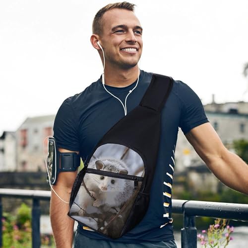 Sling Bag para mujeres y hombres bolsa cruzada pequeña miniatura 6