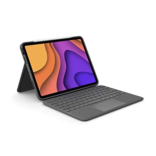 ロジクール Logicool iPad Air 2022 第5世代 2020 第4世代 対応 トラックパッド付き キーボードケース Smart Connector 接続 Folio Touch iK1094BKA 日本語配列 薄型 バックライト付き スマートコネクタ 国内正規品 2年間メーカー保証