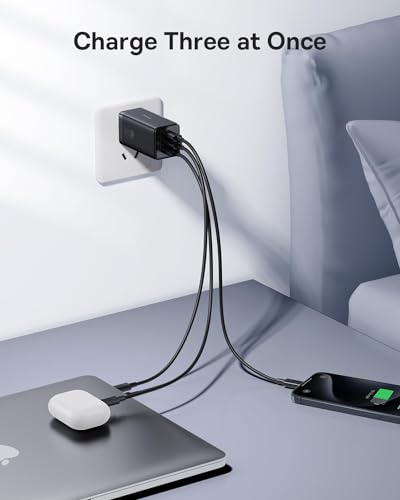Baseus 65W GaN Charger (3-Port, USB-C + USB-A) — view 3