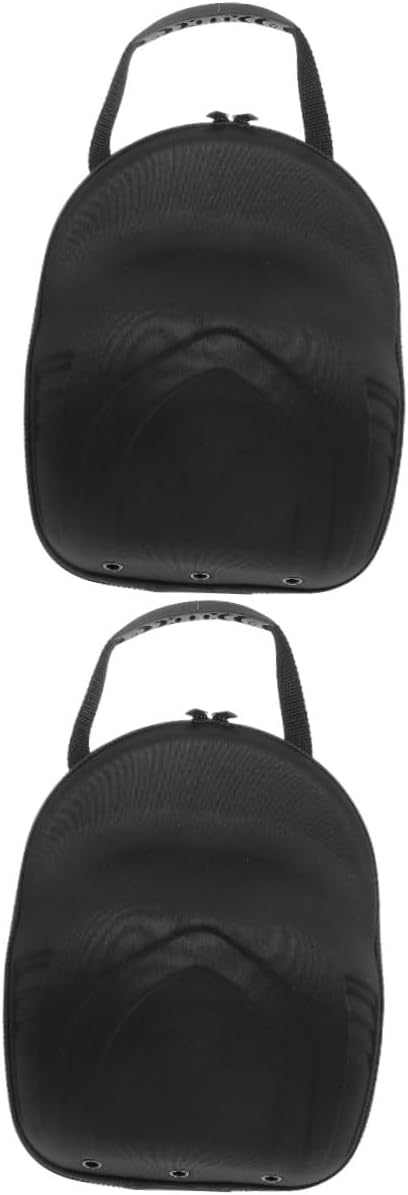 Cabilock 2pcs Baseball Cap Case Shoulder Strap Travel Hat Organizer Reusable Hat Storage Bag for Men Cap Carrier Case