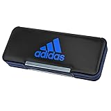 三菱鉛筆 アディダス 両面開き 筆入れ 黒青 316863