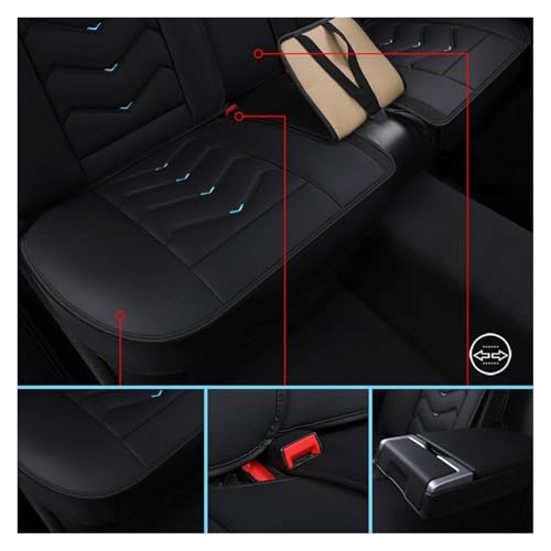Housses de siège pour Opel de haute qualité ensemble complet noir chic Mokka