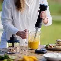 Kitchenaid Kabelloser Stabmixer - Kitchenaid Go - Tragbarer Stabmixer und 700ml mixbehälter - Mit akku - Schwarz – Ansicht 2