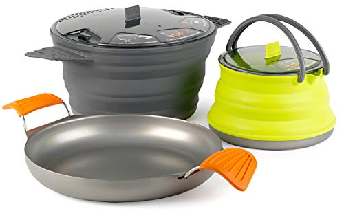 Sea to Summit X-Set 32 (3 Piece) X-Pot & X-Pan & X-Kettle, 2.8 Large/8