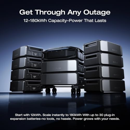Image of EF ECOFLOW DELTA Pro Ultra X with Smart Home Panel 3, 12288Wh Power Station