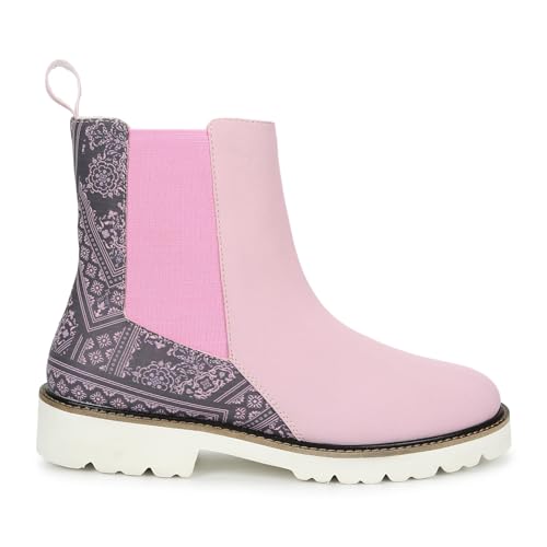 YOHO Women Printed Boots Stylish Comfortable Lightweight Deal