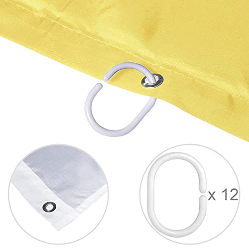 Rideau de douche imperméable pour éviter les éclaboussures motif chat rigolo - 5
