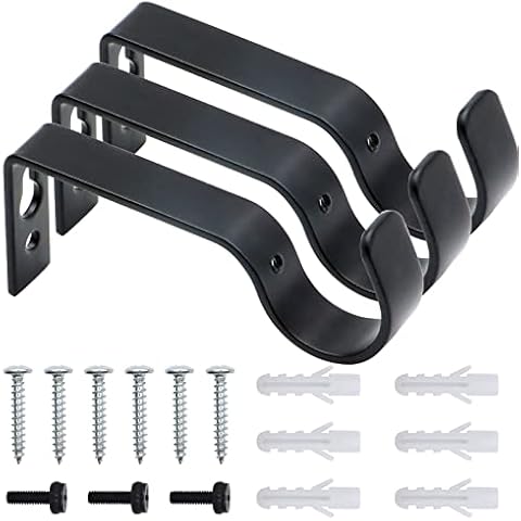 ZOCONE Heavy Duty Metal Curtain Brackets Cover