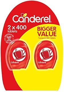 Canderel Sweetener Zero Calorie Tablets Value Pack, 800 Tablets 