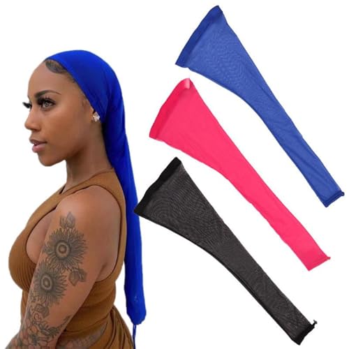 Elastic Dreadlocks Caps Long Sleeve Style Lightweight Polyester for Costume Parties Events Dreadlocks with Elastic2