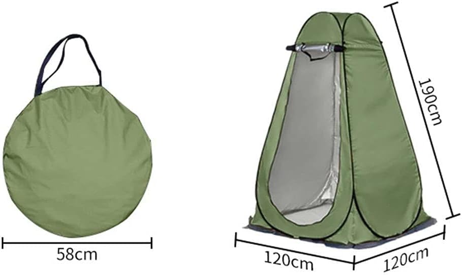 Foldable Privacy Tent for Portable Toilet, Shower and Changing Room Camping Privacy Shelter Tent with Carry Bag for Camping & Beach Lightweight & Sturdy, Easy Set Up