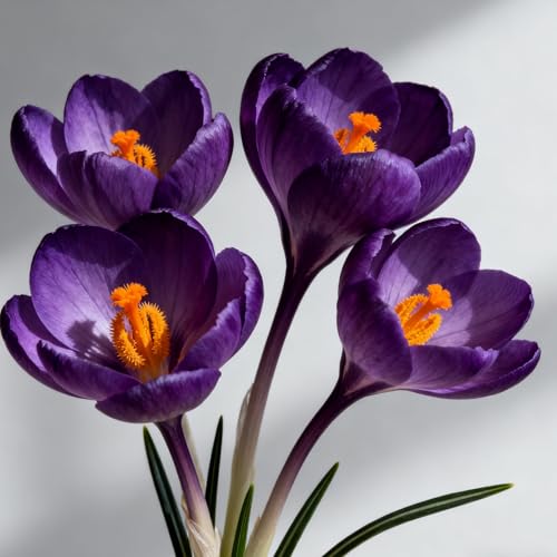 Autumn Crocus Bulbs Saffron-Producing Low Maintenance Ideal for Borders Beds and ContainersHardy Perennial Excellent Display-4bulbs-D