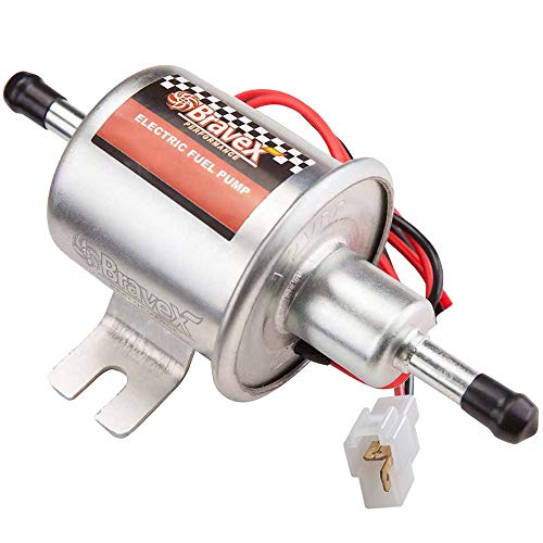 Universal 12V Low Pressure 2.5-4 PSI Gas Diesel Inline Electric Fuel Pump HEP-02A (2.5-4 PSI)