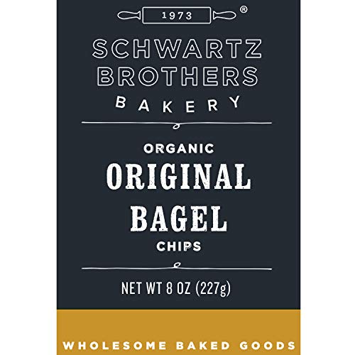 Schwartz Brothers Bakery, Bagel Chips, Original (with Sea Salt), Organic, Kosher, Artisanal. Comes in bakery-fresh 8oz containers. (Pack of 4) - Thumbnail 2
