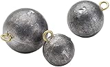 Stellar Fishing Cannonball Sinker Fishing Weights, Fishing Sinkers for Saltwater Freshwater Fishing Gear Tackle (2 Ounce, 5 Pack)