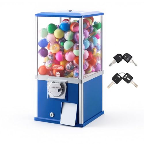 VEVOR Gumball Machine, 21 inch Candy Vending Machine Dispenser, 25-Cent